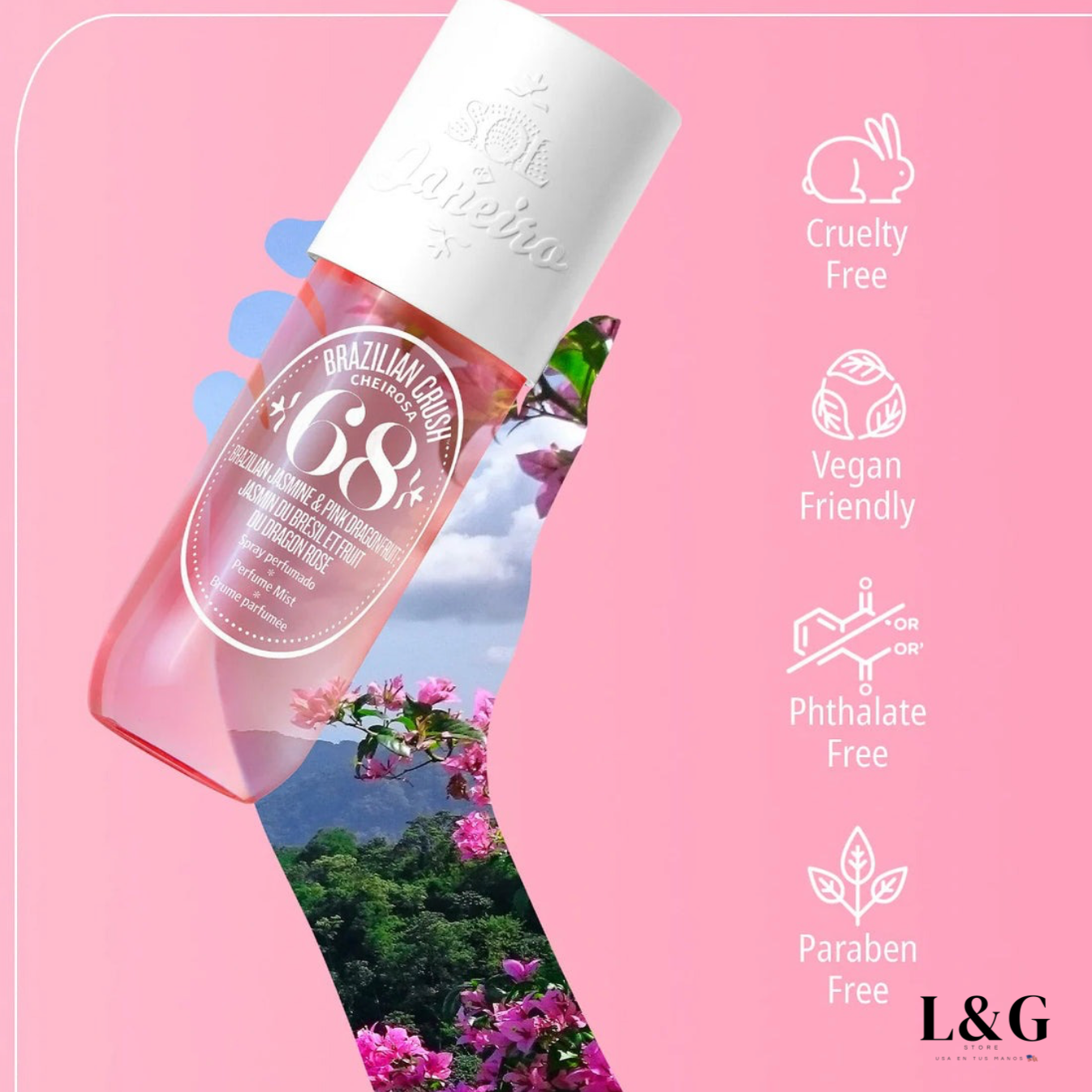 SOL DE JANEIRO Bruma de Cuerpo y Pelo Brazilian Crush Cheirosa 68 Beija Flor™ Perfume Bruma