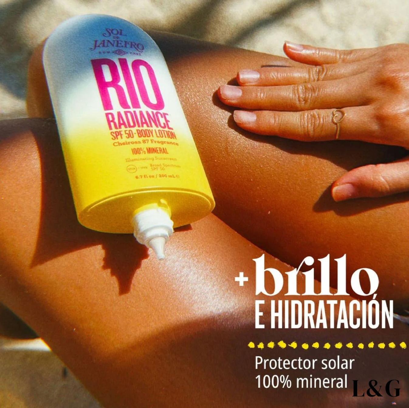 SOL DE JANEIRO Loción Corporal con Protector Solar y Niacinamide Rio Radiance™ SPF 50 Mineral Body Lotion Sunscreen with Niacinamide